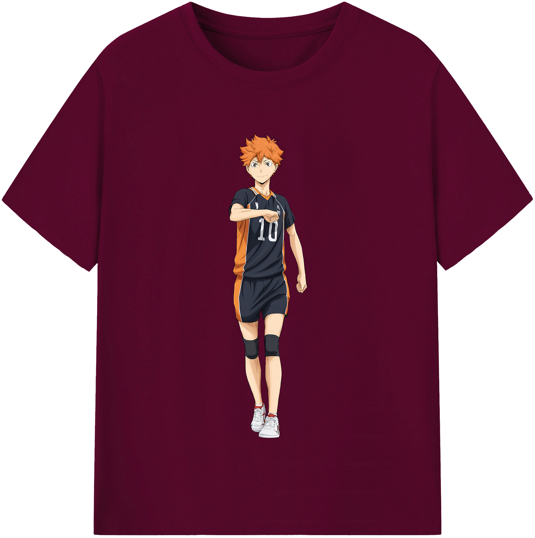 （画像用） ハイキュー!! Haikyu!! レディースカジュアルプリントTシャツ（綿100％）